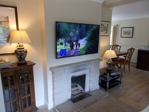 lounge and open fire
