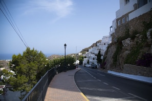 Street parking in front of Zaida building