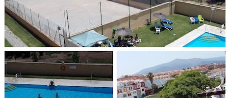 swimming pool, soccer field, tennis court, playground and gardens ...