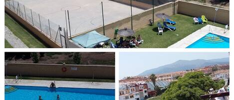 swimming pool, soccer field, tennis court, playground and gardens ...