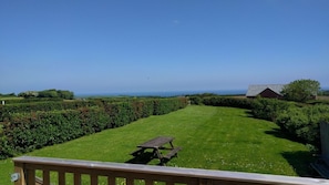 View from Decking