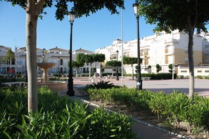 Front of the complex