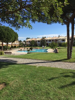 Gardens and pool.