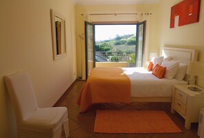 Bedroom 1 with country views