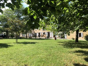 The main house from the gardens