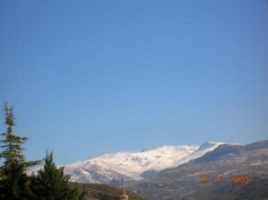 Blick aufs Gebirge