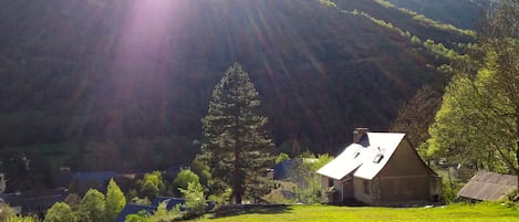 la maison vu d'en haut du près (du voisin !)