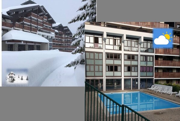 Terrasses du Mont Blanc, en Hiver et en Eté