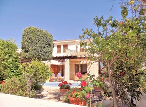 View from Golf Course to the back of the Villa