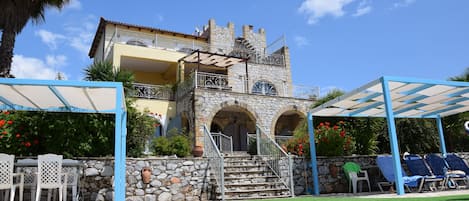 Villa From the Pool.
