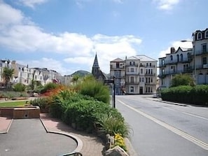 Outside building 