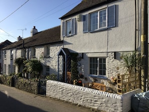 View of our cottage in the old part of the village