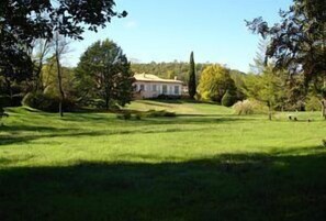 View of house from the corner of the garden