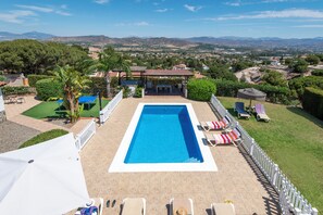 Lovely heated pool 8m long by 4m wide