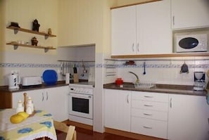 The kitchen in Casa da Bia