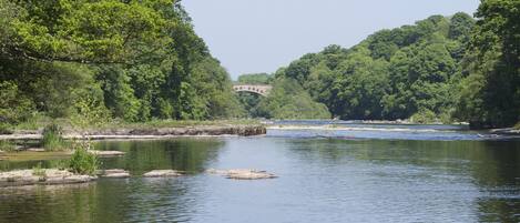 3 Lodges on the edge of the river Tees