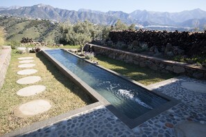 stunning views of the Almijara mountains & the white mountain village Frigiliana