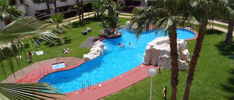 POOL VIEW FROM OUR BALCONY