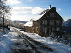 House in winter.