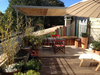 Außergewöhnliche Wohnung mit großer Terrasse in begehrtem Naturschutzgebiet