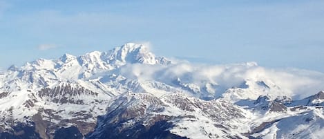 Mont Blanc vu du sommet de la Saulire