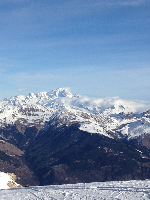 Mont Blanc vu du sommet de la Saulire