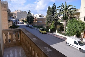 View of the Cittadella bastions from the front balcony