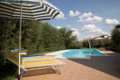 Villa con piscina privada en la campiña toscana 