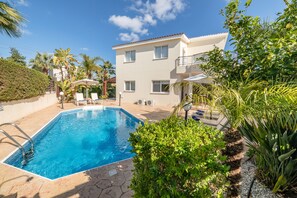 Villa and pool