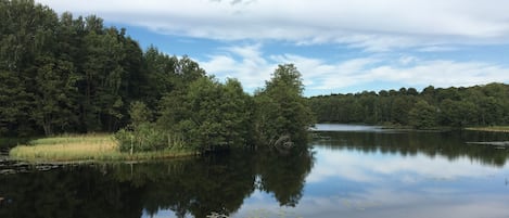 Der Lagan, 150 Meter vom Haus entfernt 