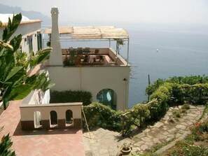 View of house and sea