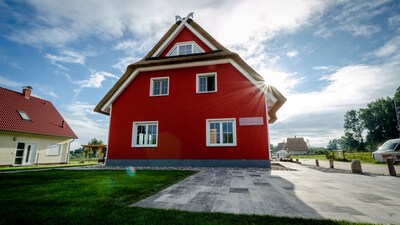 Reethaus "Windland" bis zu 8 Personen, 4Schlafzimmer, 2Bäder, Kaminofen, W-LA