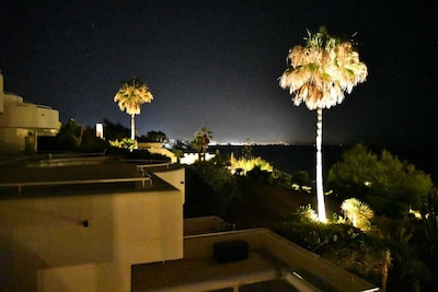 Direct access to the beach, pool, panoramic view, 100sqm terrace 