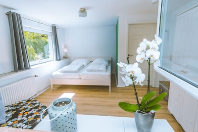 Family-friendly bungalow in a quiet atmosphere near the Baltic Sea with FIREPLACE!