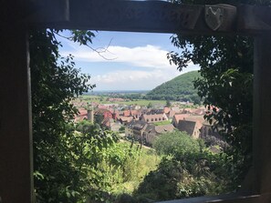 Blick von der Unterkunft