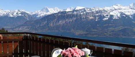 Aussicht zu Eiger, Mönch und Jungfrau