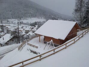 Le chalet en hiver