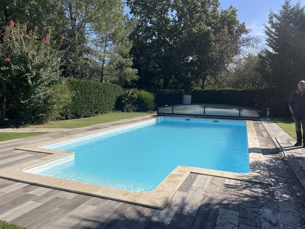 Maison Avec Piscine Chauffée Privée Proche St Emilion - Dordogne