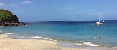 Plage leroux à 5 mn à pieds de la maison