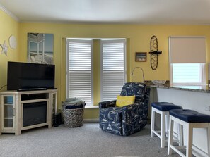 Living room with TV & recliner