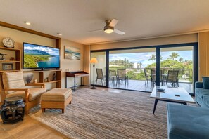 Breathe easy in this sun-drenched retreat where plush textures and glass doors blend elegance with ease WEV-2103