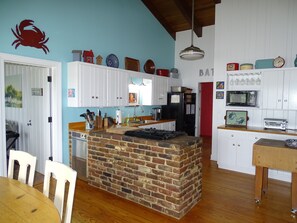 Large well appointed kitchen