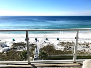 View from the living room /balcony of #612.