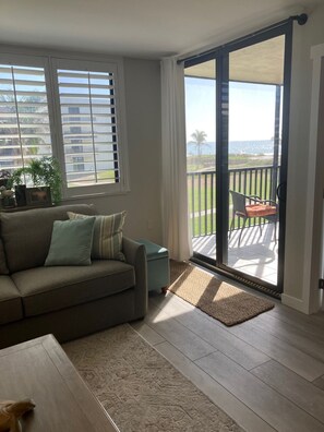 View the Beach from the Sofa