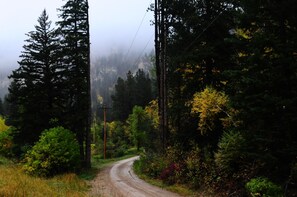 Driveway entrance from Hwy  14a