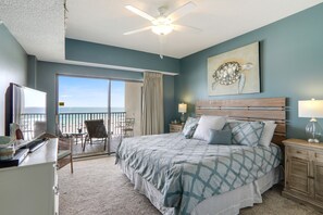 Master bedroom with a KS bed and a great view