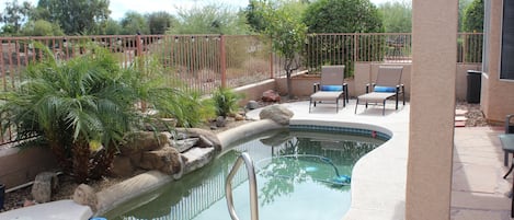 A welcoming dip on a warm day - nothing better when you're on vacation!