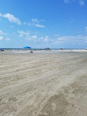 Pointe West Beach in front of condo, cleaned regularly & vehicle free