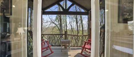 Deck off the living room