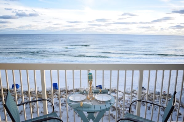 Balcony Overlooking Ocean